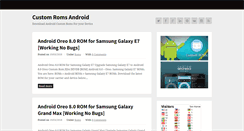 Desktop Screenshot of custom-roms.com