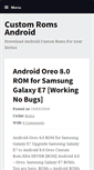 Mobile Screenshot of custom-roms.com