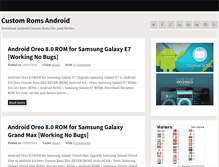 Tablet Screenshot of custom-roms.com